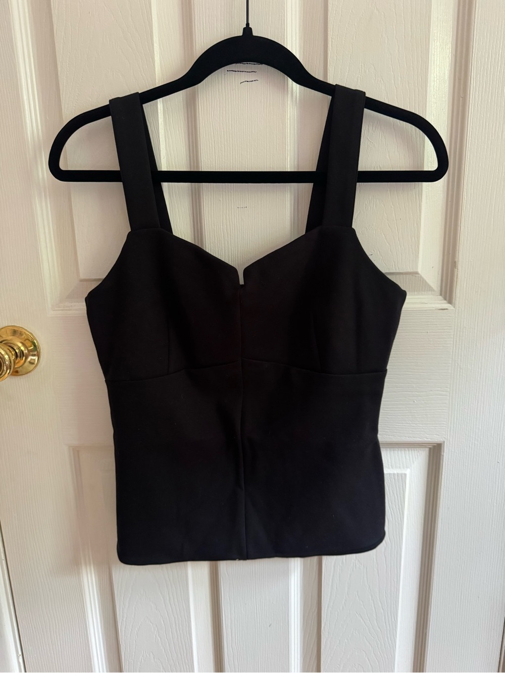 CAbi Under Over Tank Black Ponte Size Small - Picture 3 of 11